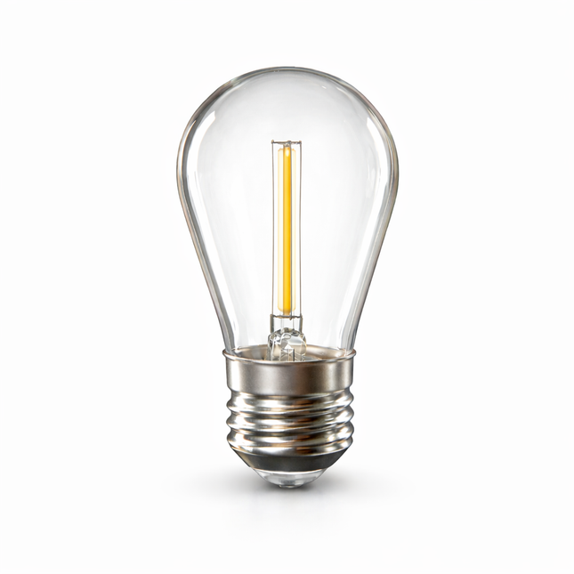 Dimbaar LED filament lampen - 1 watt E27, extra warmwit (2200K)