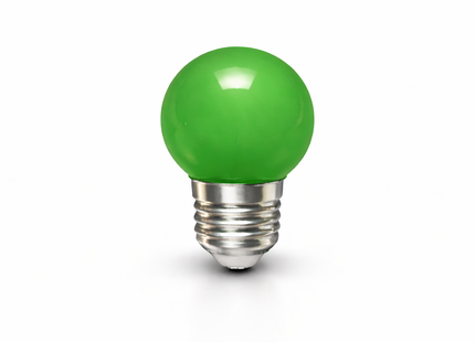 LED kogellamp Ø45 - 1W E27 Groen - PrikkabelXL