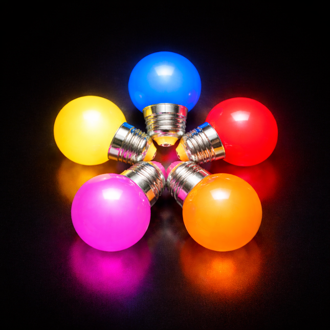 5 kleuren mix G45 E27